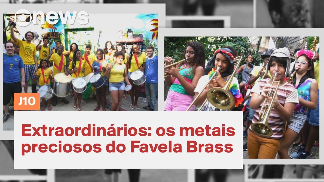 Chamada da GloboNews: Extraordinários, os metais preciosos do Favela Brass
